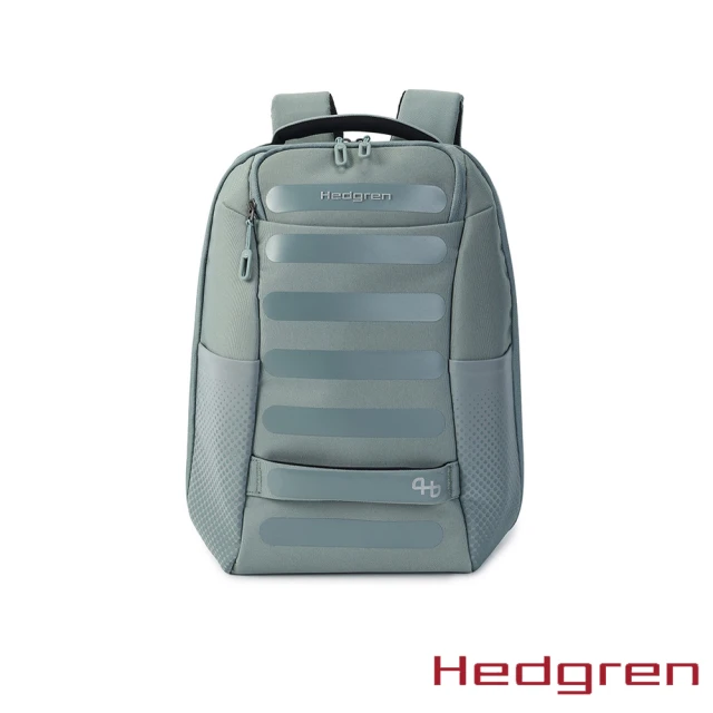 Hedgren COMBY SS系列 RFID防盜 M Size 15.6吋 雙格層 附雨套(灰綠)