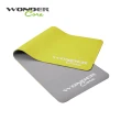 【Wonder Core】TPE 彈性防滑瑜珈墊(檸檬綠灰/6mm)