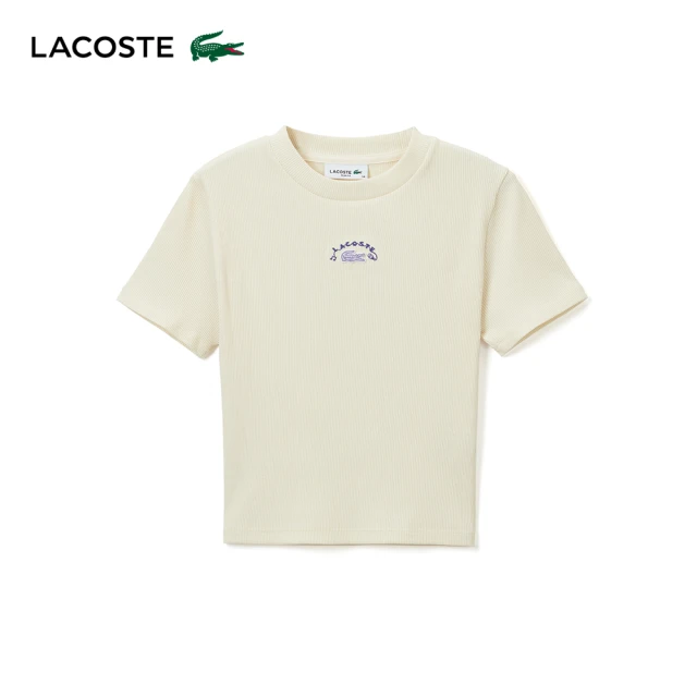 LACOSTE 男裝-快乾描圖印花運動短袖T恤(灰色) 推薦