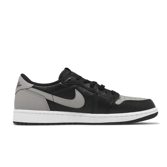 【NIKE 耐吉】休閒鞋 Air Jordan 1 Retro Low OG Shadow 男鞋 黑 影灰 AJ1(CZ0790-003)