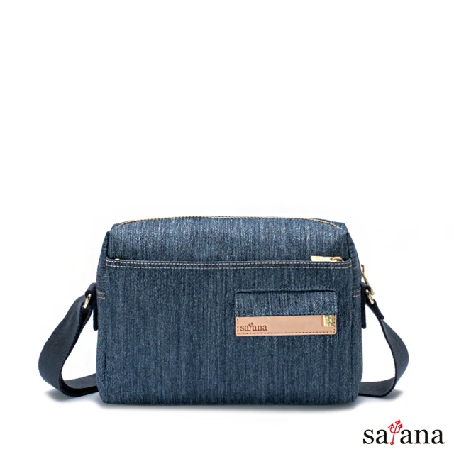 satanasatana Denim 簡約斜背包/肩背包(深丹寧藍/★新品★)