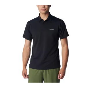 【Columbia 哥倫比亞】男款-Black Mesa™涼感快排短袖POLO衫-黑色(UAO34670BK/IS  明星商品)