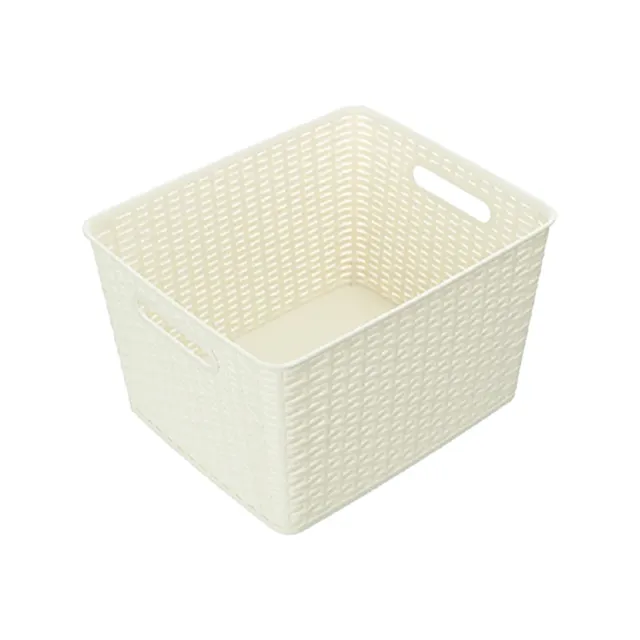 【KEYWAY 聯府】藤藝收納籃19L（1入）置物籃GB105