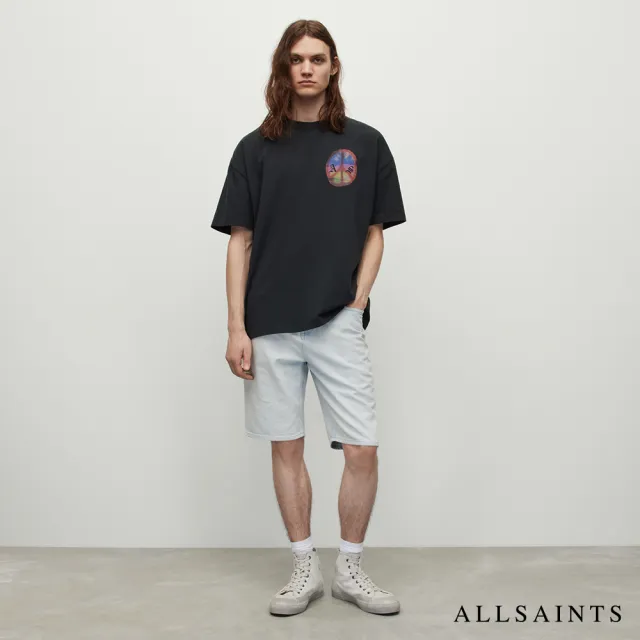 【ALLSAINTS】ETHER 純棉寬鬆手繪塗鴉短袖T恤 MG161Y(寬鬆版型)