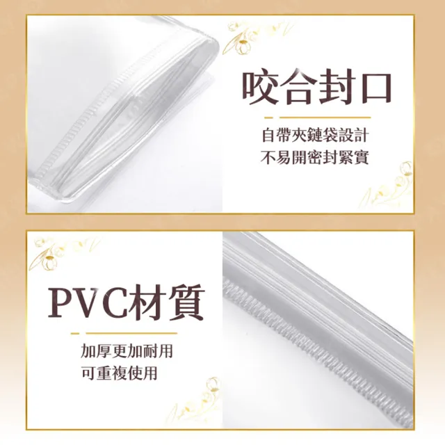 【wepay】透明 PVC飾品收納袋13x13cm(夾鏈袋 首飾收納   透明夾鏈袋 耳環收納袋)