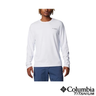 【Columbia 哥倫比亞】男款-鈦 Summit Valley™超防曬UPF50快排長袖上衣-白色(UAE81790WT/IS)