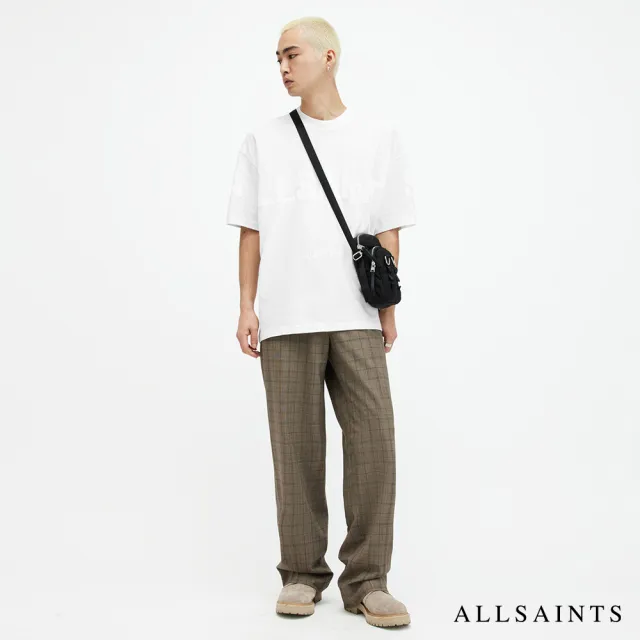 【ALLSAINTS】BIGGY 重磅純棉寬鬆短袖T恤-白  M088PB(寬鬆版型)