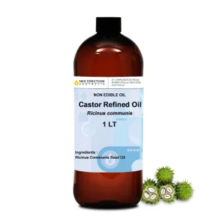 【NEW DIRECTIONS】澳洲原裝頂級基底油按摩油保濕油1L(蓖麻油/Castor)