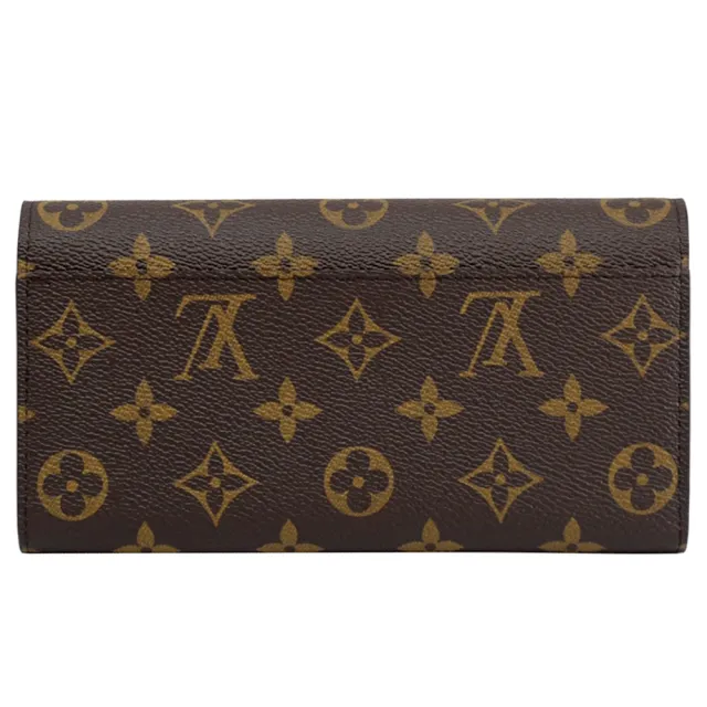 【Louis Vuitton 路易威登】LV M62234 新版經典花紋翻蓋扣式發財零錢長夾(現貨)