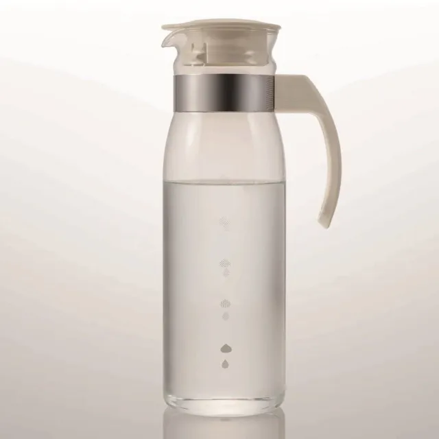 【台隆手創館】HARIO日本製耐熱玻璃冷水壺1400ml/RPLN-14-OW(白色)