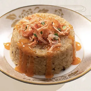 【吉好味】8袋 蒸荐康台南府城名店 櫻花蝦米糕*8(150g/顆  4顆/袋)