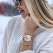 【PAUL HEWITT】德國原廠 39mm 玫瑰金框 玫瑰金面 米蘭帶 女錶 手錶 船錨手鍊 套組(PH-PM-1)