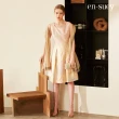 【en-suey 銀穗】微奢感蔥紗背心禮服洋裝-女