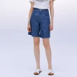 【BRAPPERS】女款 防曬涼感系列-高腰防曬涼感五分褲(深藍)