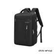 【Didoshop】15.6 吋韓版雙前袋外接USB筆電後背包(BK176)