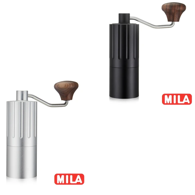 【MILA】第二代達人攜帶型手搖磨豆機升級版-兩色可選(鍍鈦不鏽鋼磨芯)