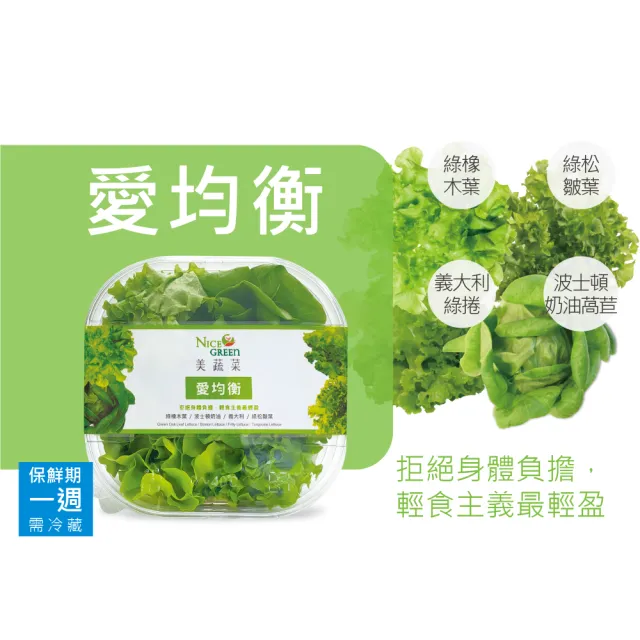 【NICE GREEn 美蔬菜】美蔬菜盒4+綠菁晶 6 瓶 贈沙拉醬4包(萵苣 生菜 沙拉 蔬菜 綜合蔬果汁)