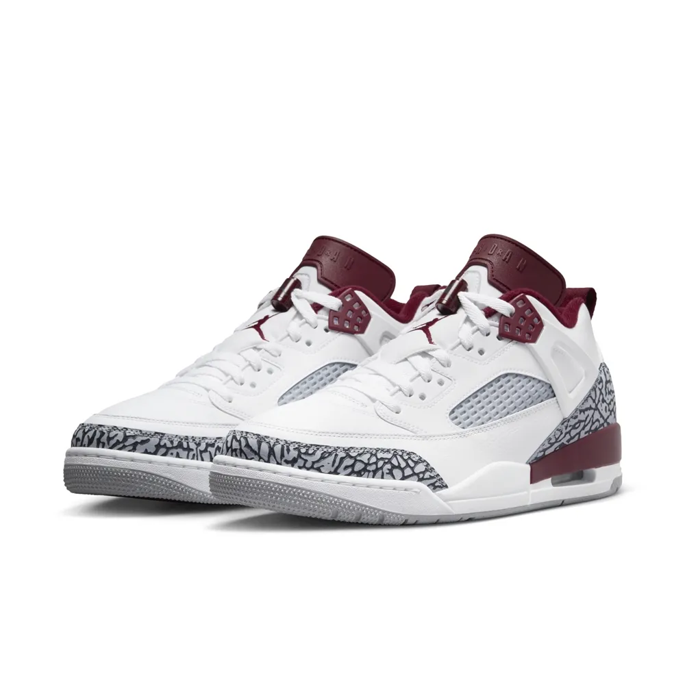 【NIKE 耐吉】運動鞋 籃球鞋 男鞋 JORDAN SPIZIKE LOW Spike Lee 酒紅 灰 爆裂紋 低筒 喬丹(FQ1759106)