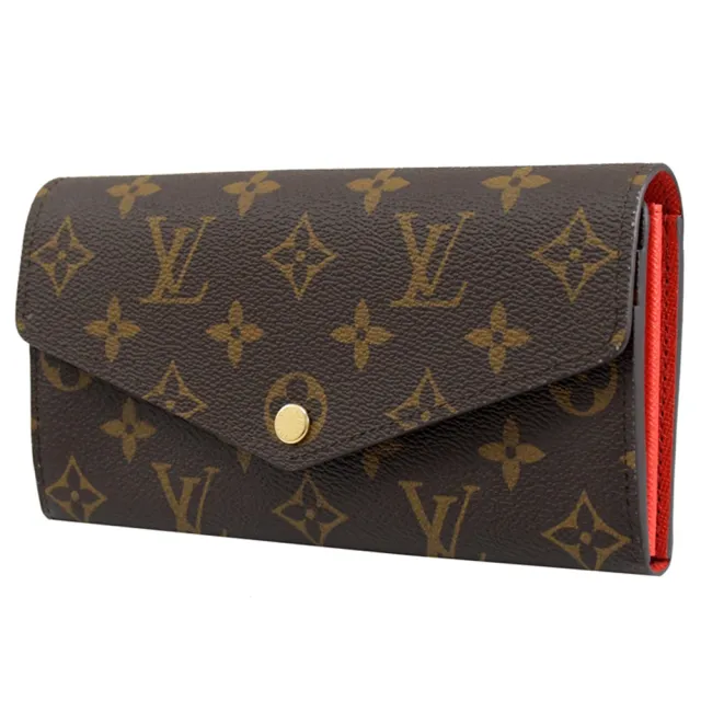 【Louis Vuitton 路易威登】LV M62236 新版經典花紋翻蓋扣式發財零錢長夾(現貨)