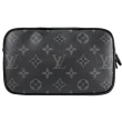 【Louis Vuitton 路易威登】LV M82542 ALPHA 黑經典花紋寬背帶雙層方包斜背包(現貨)
