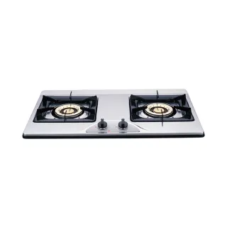 【SAKURA 櫻花】雙口不鏽鋼面板檯面爐(G-252K 原廠保固安裝服務)