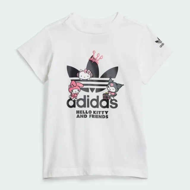 【adidas 官方旗艦】HELLO KITTY 運動套裝 短袖/長褲 嬰幼童裝 - Originals IT7917