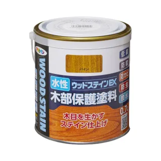 【日本Asahipen】新水性室內外護木漆EX 0.7L 透明色(木頭漆 木器漆 護木漆 噴漆 油漆 透明漆 亮光漆)