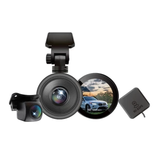 【PAIPAI 拍拍】GPS+測速+科技執法 GT50XW觸控單機雙鏡型1080P行車紀錄器(贈64G專卡)