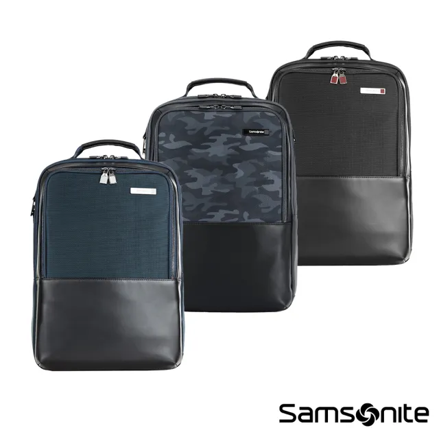 【Samsonite 新秀麗】Sefton 商務筆電後背包14吋(多色可選)