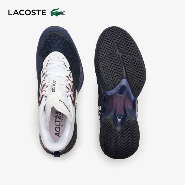 【LACOSTE】男鞋-丹尼爾梅德韋傑夫 AG-LT23 超級網球鞋(海軍藍/白色)