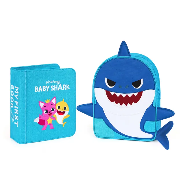 【My First Book】聯名冊-Baby Shark(2Y+正版聯名/啟蒙玩具/蒙特梭利/布書/寶寶互動學習/五感發展/送禮)