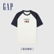 【GAP】男女同款 Logo純棉印花圓領短袖T恤 厚磅密織水洗棉系列-多色可選(885842&885838)