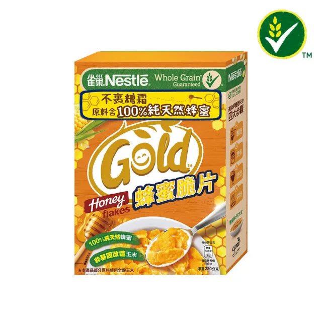 【Nestle 雀巢】新款-蜂蜜脆片早餐脆片375g/盒