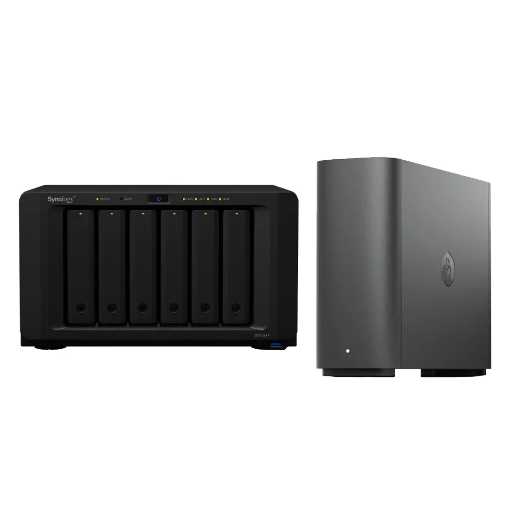 【Synology 群暉科技】搭 BeeStation 4TB 雲端備份 ★ DS1621+ 6Bay NAS 網路儲存伺服器