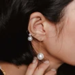 【Olivia Yao Jewellery】14K 天然巴洛克珍珠 925純銀耳針抗過敏(Classic Collection)