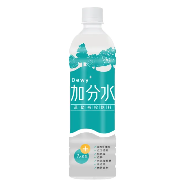 【生活】加分水Dewy+運動補給飲料600mlx24入/箱