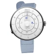 【klokers 庫克】KLOK-01- M1 極簡白色錶頭+單圈尼龍錶帶