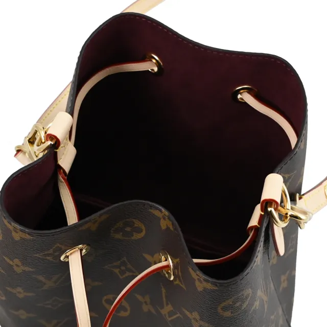 【Louis Vuitton 路易威登】LV M46581 Neonoe BB 經典花紋手提包水桶包兩用包(現貨)