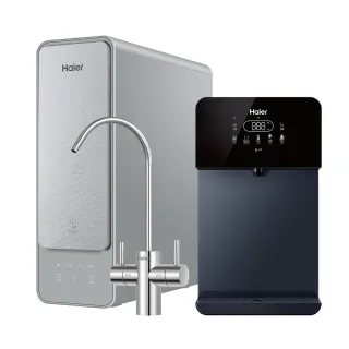 【Haier 海爾】壁掛UV瞬熱飲水機+RO600G淨水器 瞬熱製冷 冰溫熱(贈基本安裝)