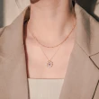 【Olivia Yao Jewellery】2 月水瓶座紫羅蘭色鋯鑽珍珠項鍊(生日石系列)