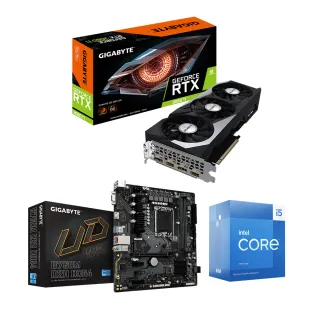 【GIGABYTE 技嘉】RTX 4060 Ti EAGLE OC 8G +技嘉 B760 DS3H AX DDR4 + i5-14400F(4060Ti超值組合包)