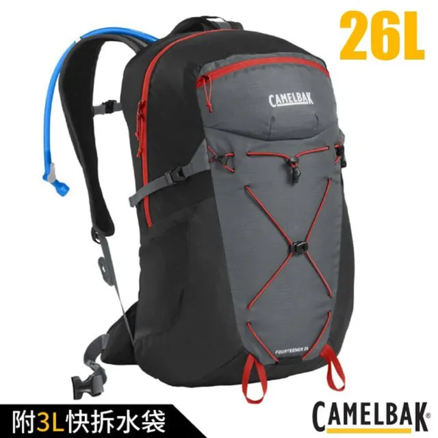 【CAMELBAK】Fourteener 26L 專業登山背包_附3L快拆水袋.戶外健行後背包(CB2864001000P 岩灰)