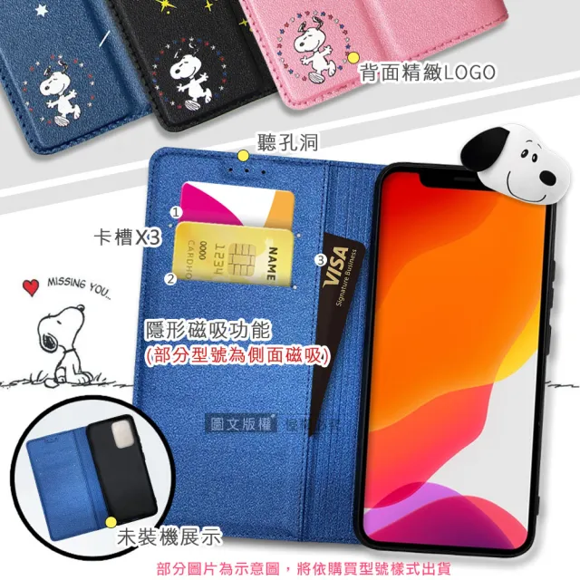 【SNOOPY 史努比】三星 Galaxy A55 5G 金沙灘彩繪磁力手機皮套