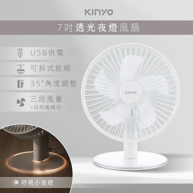 KINYO 12吋充電風扇(電扇 電風扇 充電風扇 涼風扇 