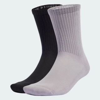 【adidas 愛迪達】中筒襪 2 雙入(IR5733 中性襪 ORIGINALS 休閒中筒襪)