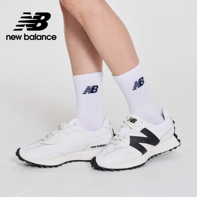 【NEW BALANCE】NB 復古鞋/運動鞋_U327GA-D_中性_白黑色(MOMO獨家販售)