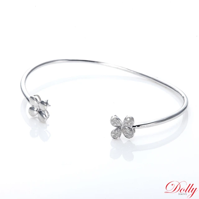 【DOLLY】0.15克拉 輕珠寶鑽石手環