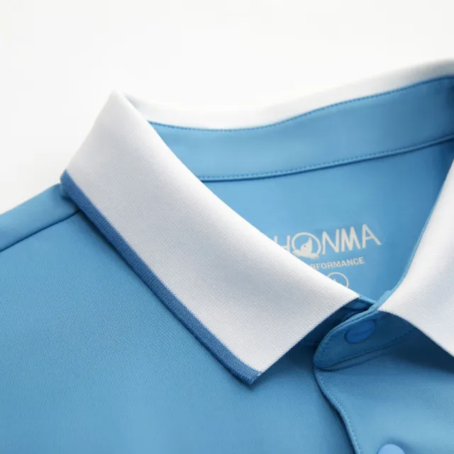 【HONMA 本間高爾夫】男款撞色膠條POLO衫 春夏季 日本高爾夫專業品牌(L-XXL多任選HMJC707R102)