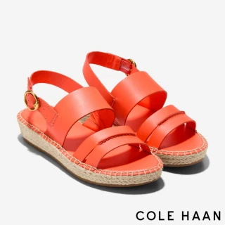 【Cole Haan】CLOUDFEEL TILDEN SANDAL 編織女涼鞋(金蓮花橘-W31183)