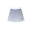 【FILA官方直營】女撞色條紋平織短裙-白色(5SKY-1015-WT)